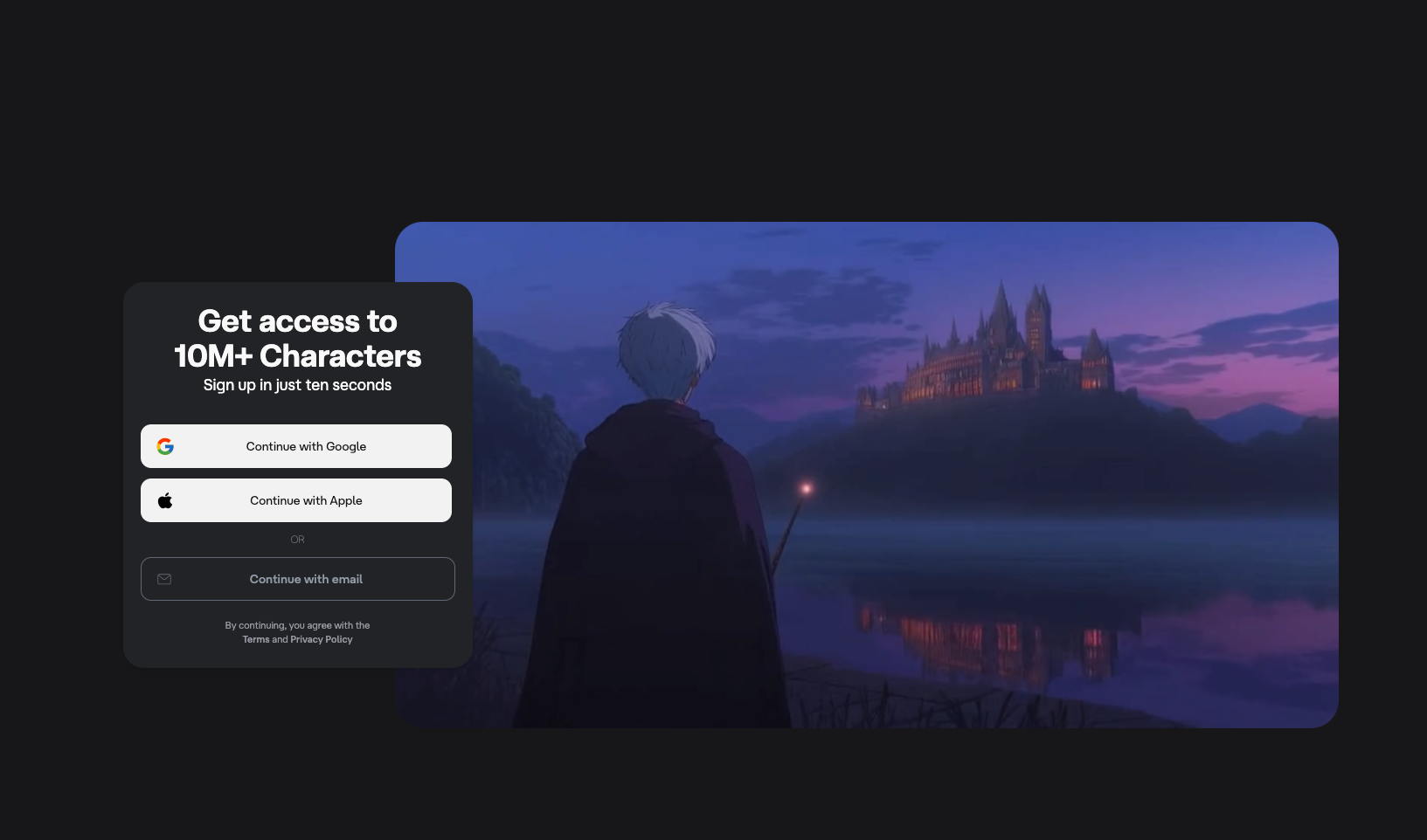 Character.AI screenshot